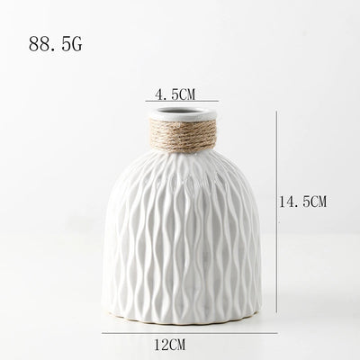 1PC Water Ripple Plastic Vase