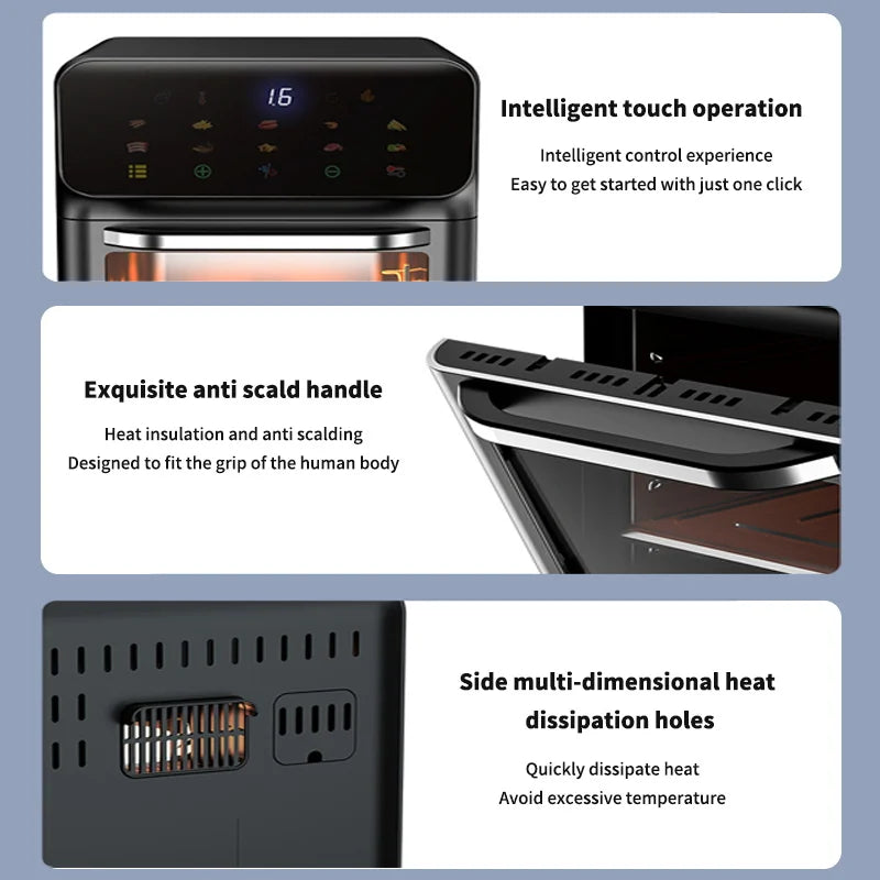 10L Large Capacity Electric Air Fryers