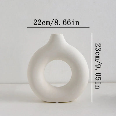 Nordic White Flower Vase