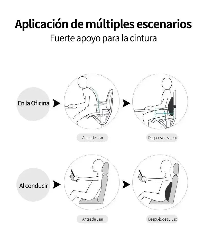 Memory Foam Lumbar Back Cushion