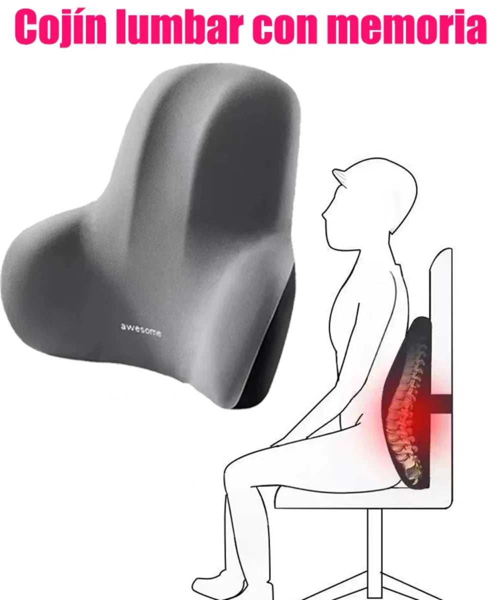 Memory Foam Lumbar Back Cushion
